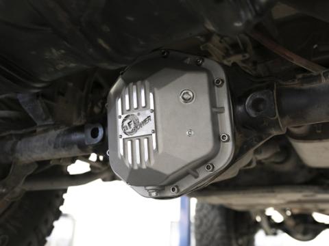 Street Series Dana 44 Rear Differential Cover Raw w/ Machined Fins Jeep Wrangler (TJ/JK) 97-18 aFe Power
