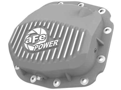Street Series Rear Differential Cover Raw w/ Machined Fins Ford F-150 15-23 (Super 8.8-12) aFe Power