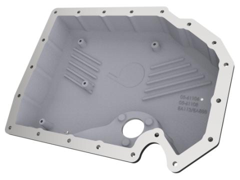Pro Series Engine Oil Pan Black w/ Machined Fins Audi/Volkswagen 05-22 L4-1.8L (t)/2.0L (t) (w/ Oil Sensor) aFe Power