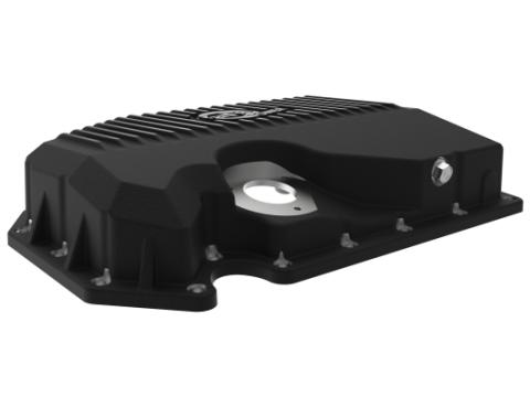 Pro Series Engine Oil Pan Black w/ Machined Fins Audi/Volkswagen 05-22 L4-1.8L (t)/2.0L (t) (w/ Oil Sensor) aFe Power