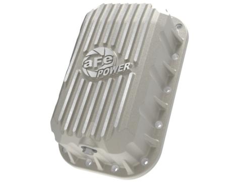 Street Series Engine Oil Pan Raw w/ Machined Fins Jeep Wrangler (JK) 12-18 V6-3.6L aFe Power