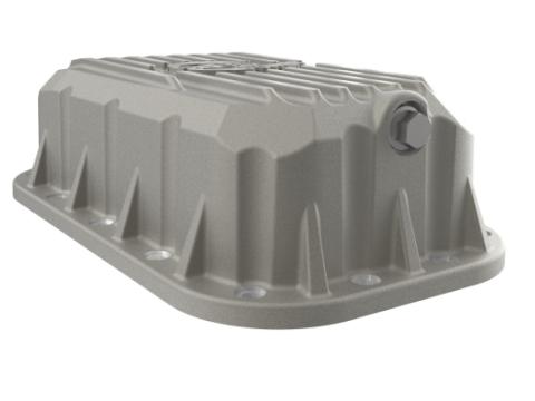 Street Series Engine Oil Pan Raw w/ Machined Fins Jeep Wrangler (JK) 12-18 V6-3.6L aFe Power