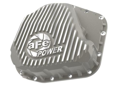Street Series Rear Differential Cover Raw w/ Machined Fins Ford F-250/350 23-26 V8 (Sterling 11.6) aFe Power