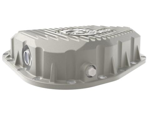 Street Series Rear Differential Cover Raw w/ Machined Fins Ford F-250/350 23-26 V8 (Sterling 11.6) aFe Power