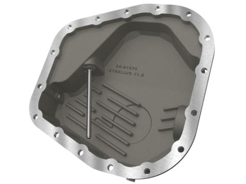 Pro Series Rear Differential Cover Black w/ Machined Fins Ford F-250/350 23-26 V8 (Sterling 11.6) aFe Power