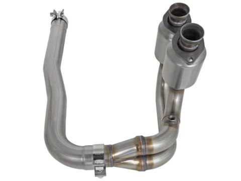 Direct Fit 409 Stainless Steel Front Catalytic Converter Jeep Wrangler (TJ) 04-06 L6-4.0L aFe Power