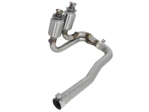 Direct Fit 409 Stainless Steel Front Catalytic Converter Jeep Wrangler (TJ) 04-06 L6-4.0L aFe Power
