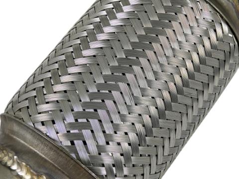 Twisted Steel Downpipe 3 to 2-3/4 Inch 304 Stainless Steel w/ Cat Mini Cooper S (F55/F56/F57) 15-19 L4-2.0L (t) B46 aFe Power