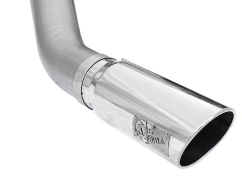 Atlas 5 Inch Aluminized Steel Dpf-Back Exhaust System w/Polished Tip Dodge Ram Diesel Trucks 13-18 L6-6.7L (td) Leaf/Coil Spring Suspension aFe Power