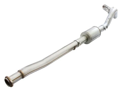 Atlas 4 Inch Aluminized Steel Cat-Back Exhaust System w/ Muffler &amp; Polished Tip Ford F-150 15-19 V6-2.7L/3.5L (tt) aFe Power