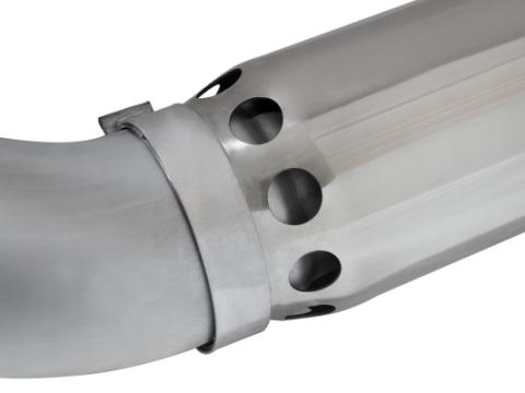 Atlas 5 Inch Aluminized Steel Dpf-Back Exhaust System w/ Polished Tip Nissan Titan Xd 16-19 V8-5.0L (td) aFe Power