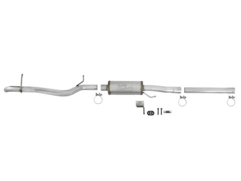 Scorpion 2-1/2 Inch Aluminized Steel Cat-Back Hi-Tuck Exhaust System Jeep Wrangler (JK) 2/4 Door 07-18 V6-3.6L/3.8L aFe Power