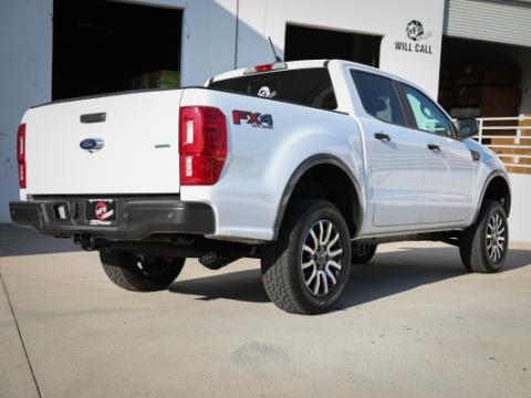 Rebel Series 3 Inch 304 Stainless Steel Cat-Back Exhaust System w/ Black Tips Ford Ranger 19-22 L4-2.3L (t) aFe Power