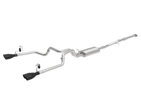 Vulcan Series 304 Stainless Steel Cat-Back Exhaust System w/ Black Tip GM Silverado/Sierra 1500 19-26 L4-2.7L (t) aFe Power
