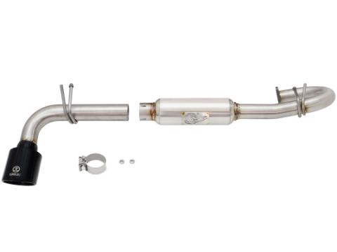 Takeda 2-1/4 to 2-1/2 Inch 304 SS Axle-Back Exhaust System w/Black Tip Scion tC 11-16 L4-2.5L aFe Power