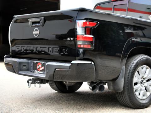 Vulcan Series 2-1/2 Inch to 3 Inch Stainless Steel Cat-Back Exhaust w/ Black Tip Nissan Frontier 22-26 V6-3.8L aFe Power