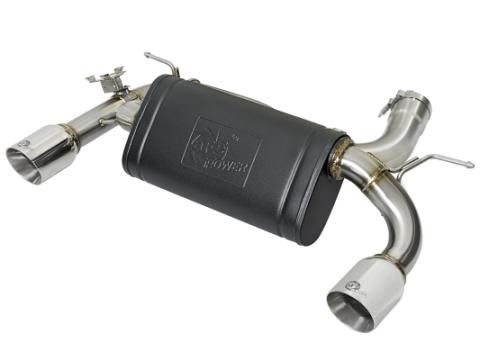 Mach Force-Xp Axle-Back Stainless Steel Exhaust System w/Polished Tips BMW 340i (F30) /440i (F32/33) 16-20 L6-3.0L (t) B58 aFe Power