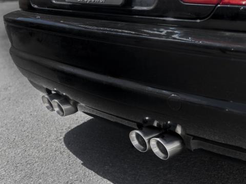Mach Force-Xp 2-1/2 Inch 304 Stainless Steel Cat-Back Exhaust w/ Polished Tips BMW M3 (E46) 01-06 L6-3.2L S54 aFe Power