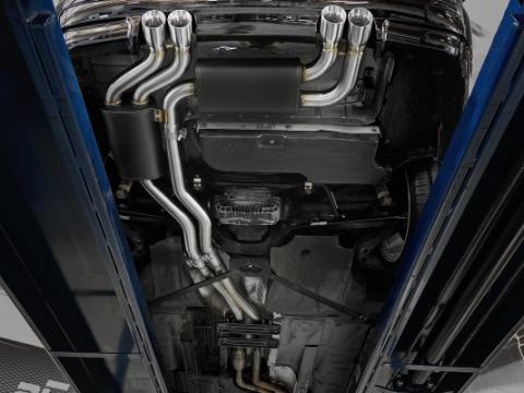 Mach Force-Xp 2-1/2 Inch 304 Stainless Steel Cat-Back Exhaust w/ Polished Tips BMW M3 (E46) 01-06 L6-3.2L S54 aFe Power