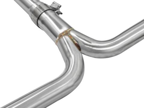 Takeda 2-1/4 Inch to 2 Inch 304 Stainless Steel Cat-Back Exhaust w/Polished Tips Honda Accord 08-12 V6-3.5L aFe Power
