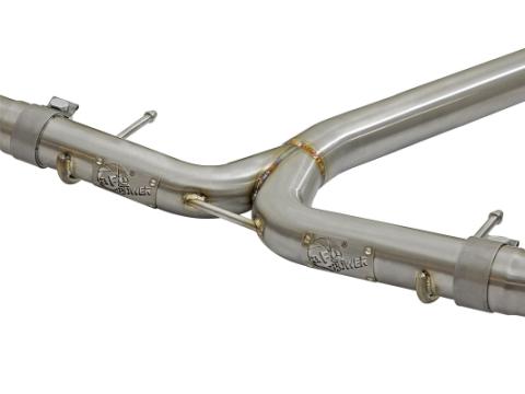 Takeda 2-1/4 to 2-1/2 Inch 304 Stainless Steel Cat-Back Exhaust w/Polished Tips Honda Civic Sedan 16-21 L4-1.5L (t) aFe Power