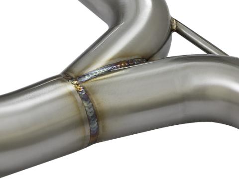 Takeda 2-1/4 to 2-1/2 Inch 304 Stainless Steel Cat-Back Exhaust w/Polished Tips Honda Civic Sedan 16-21 L4-1.5L (t) aFe Power