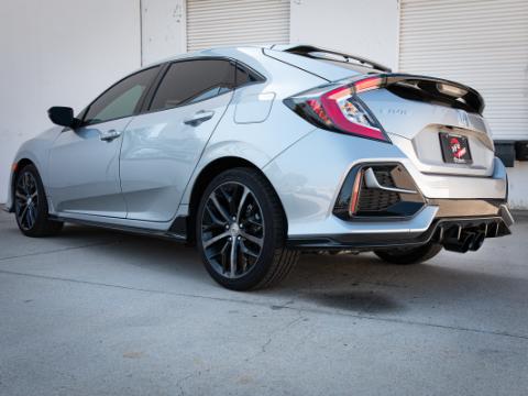 Takeda 3 Inch 304 Stainless Steel Cat-Back Exhaust System w/ Black Tips Honda Civic Sport 17-21 L4-1.5L (t) aFe Power