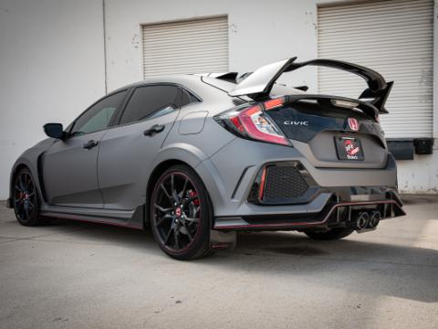 Takeda 2-1/2 Inch 304 Stainless Steel Axle-Back Exhaust System w/ Carbon Fiber Tip Honda Civic Type R 17-21 L4-2.0L (t) aFe Power