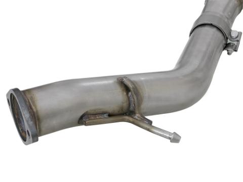 Takeda 3 Inch to 2-1/2 Inch 304 Stainless Steel Axle-Back Exhaust w/ Black Tip Hyundai Elantra GT 18-20 L4-1.6L (t) aFe Power