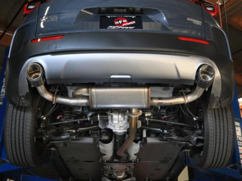 Takeda 2-1/2 Inch 304 Stainless Steel Axle-Back Exhaust System w/ Carbon Tip Mazda Cx-50 23-26 L4-2.5L/2.5L (t) aFe Power