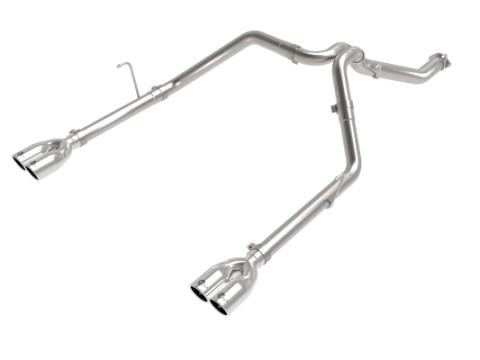 Vulcan Series 3 Inch to 2-1/2 Inch Stainless Steel Cat-Back Exhaust System Polished Jeep Gladiator (Jt) 21-23 V6-3.0L (td) aFe Power