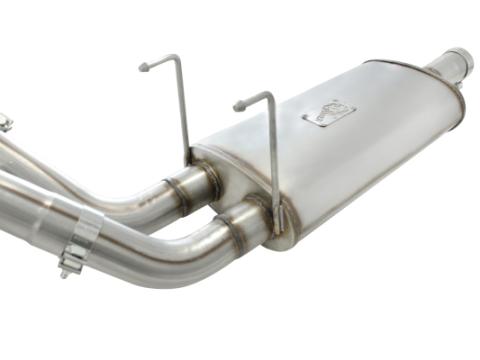 Mach Force-Xp 3 Inch Cat-Back Exhaust System with Dual Gloss Black Tips Dodge/Ram 1500 09-18 / Ram 1500 Classic 19-24 V8-5.7L Hemi aFe Power