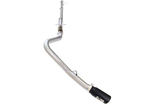 Mach Force-Xp 3 Inch to 3-1/2 Inch 409 Stainless Steel Cat-Back Exhaust w/ Black Tip Ford Super Duty 99-04 V8-5.4L /V10-6.8L aFe Power