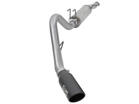 Mach Force-Xp 409 Stainless Steel Cat-Back Exhaust System w/ Black Tip Ford F-250/F-350 17-26 V8-6.2/6.8/7.3L aFe Power