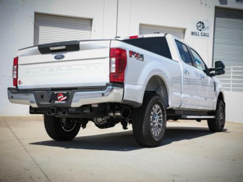 Apollo GT Series 3-1/2 Inch Stainless Steel Axle-Back Exhaust System w/ Black Tip Ford F-250/F-350 17-26 V8-6.2/6.8/7.3L Moderate Sound Level aFe Power
