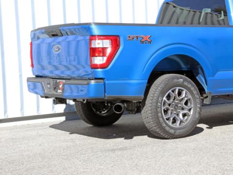 Apollo GT Series 3 Inch to 3-1/2 Inch 409 SS Cat-Back Exhaust System w/ Black Tip Ford F-150 21-26 V6-2.7L (tt)/3.5L (tt)/V8-5.0L aFe Power
