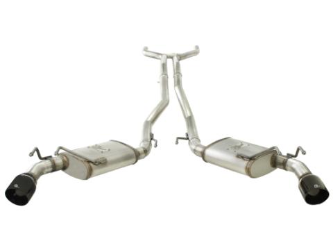 Mach Force-Xp 2-1/2 Inch 409 Stainless Steel Cat-Back Exhaust System w/Black Tip Chevrolet Camaro 10-13 V6-3.6L aFe Power
