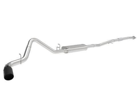 Apollo GT Series 3 Inch 409 Stainless Steel Cat-Back Exhaust System w/ Black Tip GM Silverado/Sierra 1500 19-26 L4-2.7L (t) aFe Power