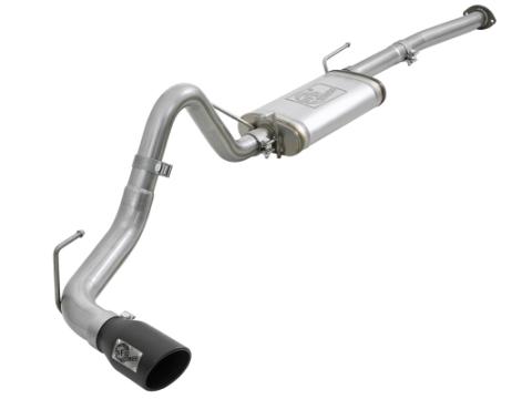 Mach Force-Xp 2-1/2 Inch 304 Stainless Steel Cat-Back Exhaust w/Black Tips Toyota Tacoma 16-23 L4-2.7L/V6-3.5L aFe Power