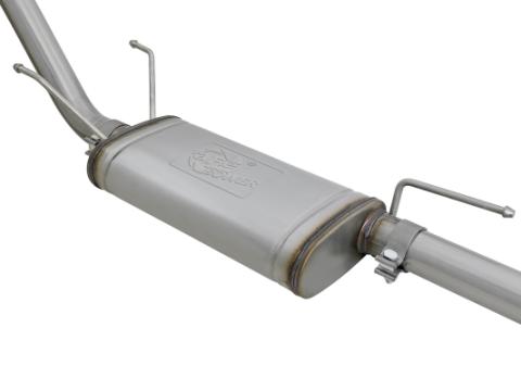 Mach Force-Xp 2-1/2 Inch 304 Stainless Steel Cat-Back Exhaust w/Black Tips Toyota Tacoma 16-23 L4-2.7L/V6-3.5L aFe Power