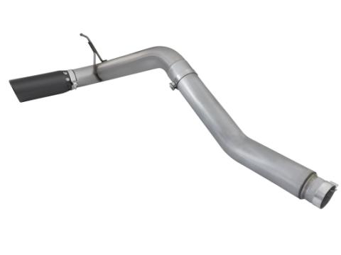 Large Bore-HD 5 Inch Dpf-Back Stainless Steel Exhaust System w/Black Tip Nissan Titan Xd 16-19 V8-5.0L (td) aFe Power