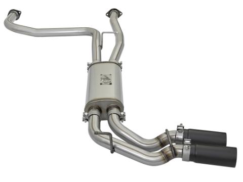Rebel Series 2-1/2 Cat-Back Exhaust System w/ Black Tip Nissan Titan 17-24 V8-5.6L aFe Power