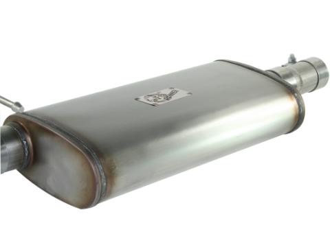 Mach Force-Xp 2-1/2 Inch 409 Stainless Steel Cat-Back Hi-Tuck Exhaust System Jeep Wrangler (TJ) 97-06 L6-4.0L aFe Power