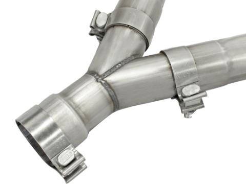 Large Bore-HD 2-1/2 Inch 409 Stainless Steel Dpf-Back Exhaust System W/Resonators Jeep Grand Cherokee (WK2) 14-19 V6-3.0L (td) EcoDiesel aFe Power