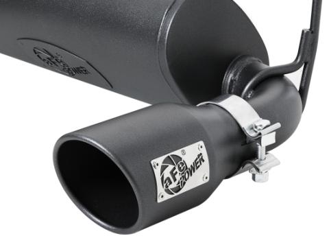 Rebel Series 2-1/2 Inch 409 Stainless Steel Cat-Back Exhaust System w/ Black Tips Jeep Wrangler (Jl) 18-26 V6-3.6L aFe Power