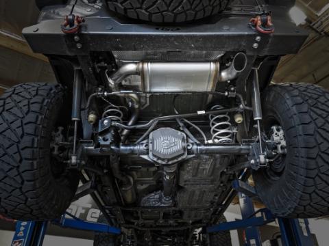 Mach Force-Xp 3 Inch 409 Stainless Steel Axle-Back Hi-Tuck Exhaust System Jeep Wrangler (Jl) 18-26 L4-2.0L (t)/V6-3.6L aFe Power