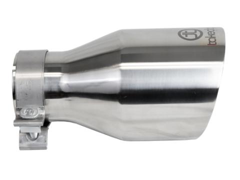 Takeda 304 Stainless Steel Clamp-on Exhaust Tip Polished 3 Inch Inlet x 5 Inch Outlet x 9 Inch L aFe Power