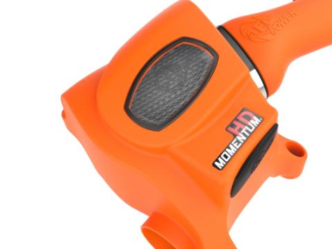 Momentum HD Cold Air Intake System Orange w/ Pro Dry S Filter Toyota Land Cruiser (J200) 08-21 V8-4.5L (td) aFe Power