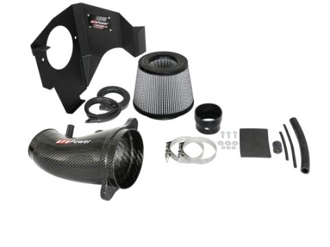 Track Series Carbon Fiber Intake System w/ Pro Dry S Filter Dodge Challenger/Charger/ Chrysler 300 SRT8/SRT 11-23 V8-6.4L Hemi aFe Power