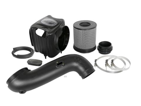 Momentum HD Cold Air Intake System w/ Pro Dry S Filter GM Diesel Trucks 07.5-10 V8-6.6L (td) Lmm aFe Power